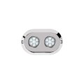 Marine Sport Lighting Hydroblast 2-Pod Underwater 120W Led Lighting System (Rgb Multi-Color) MSUWL120RGB